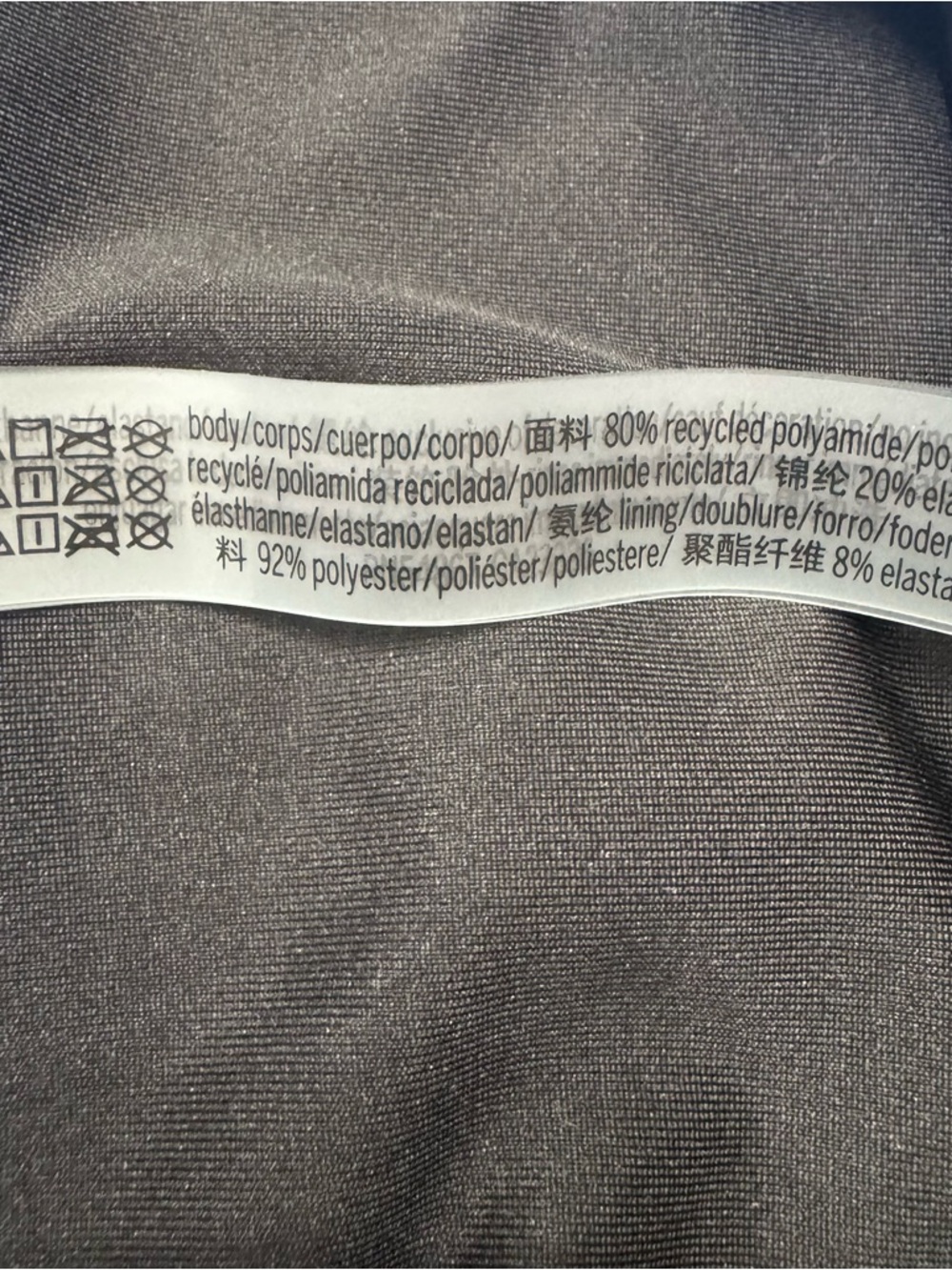 Victoria's Secret PINK XL V Crossover Waist Bikini Bottom Black Black Green Swim - Picture 5 of 9